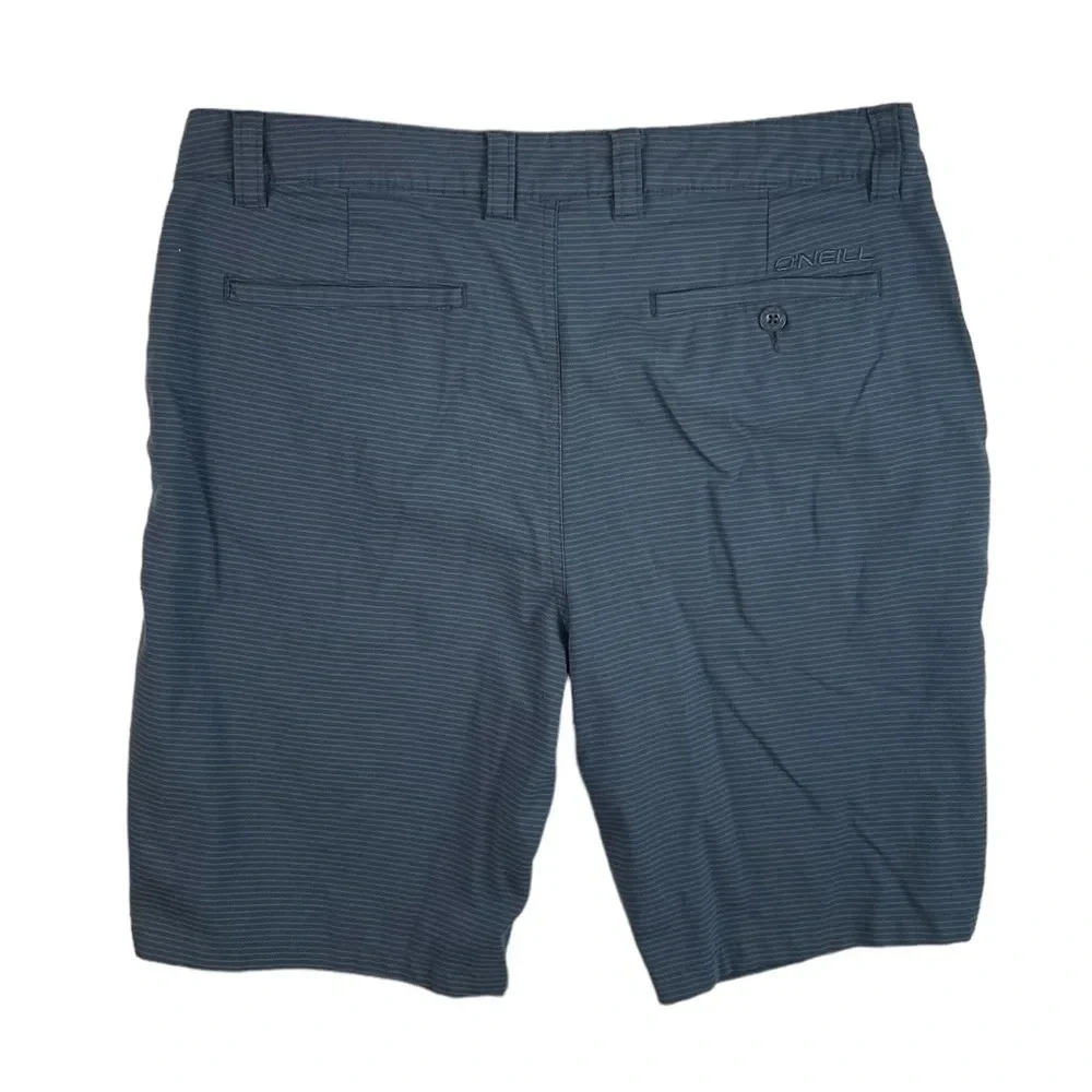 SH74 Mens O’Neill Surfer Brand Striped Stretch Chino Shorts 34